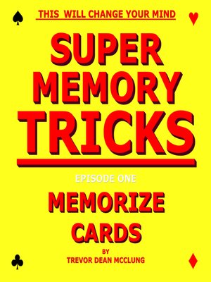 cover image of Super Memory Tricks, Memorize Cards